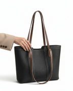 GRACE TOTE - BLACK - M077