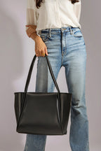 PYRAMID TOTE - BLACK - M002 WestStyle