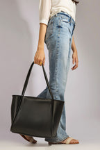 PYRAMID TOTE - BLACK - M002 WestStyle