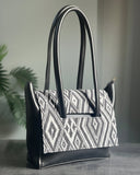LONG STYLE SHOULDER BAG - BLACK - M163 