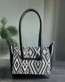 LONG STYLE SHOULDER BAG - BLACK - M163 
