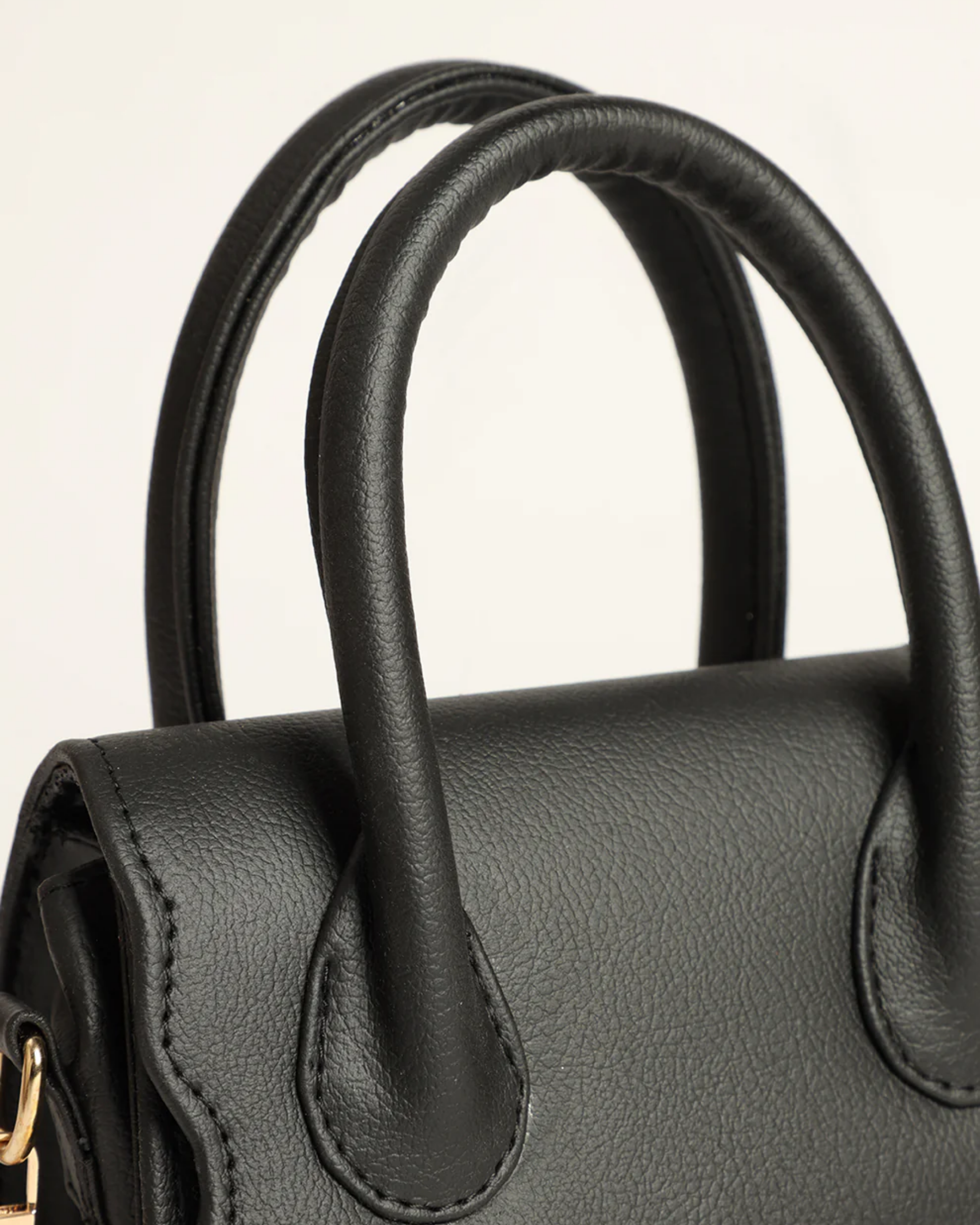 MUFFIN HANDBAG - BLACK - M143