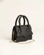 MUFFIN HANDBAG - BLACK - M143