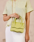 MUFFIN HANDBAG - GREEN - M143