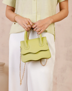 MUFFIN HANDBAG - GREEN - M143