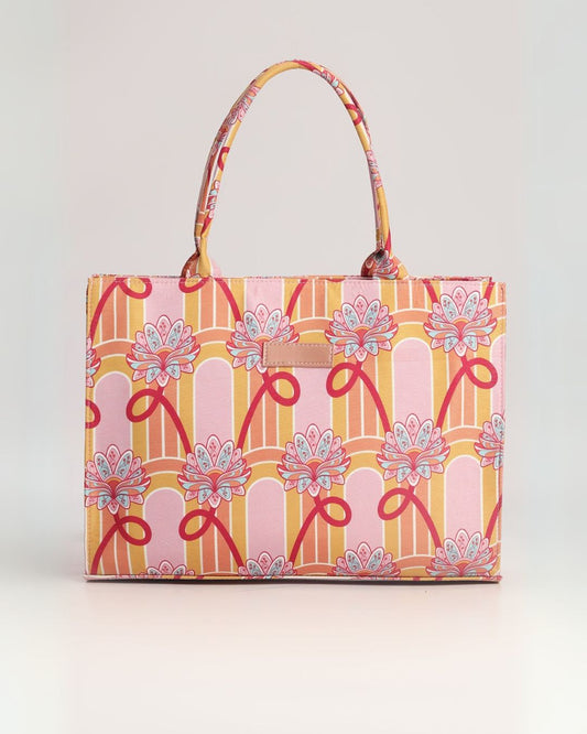 PINK FLORAL CANVAS - M022