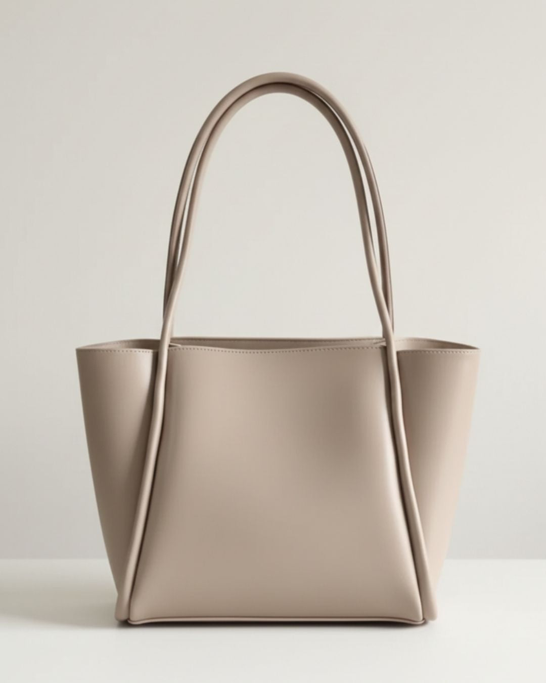 PYRAMID TOTE - BEIGE - M002