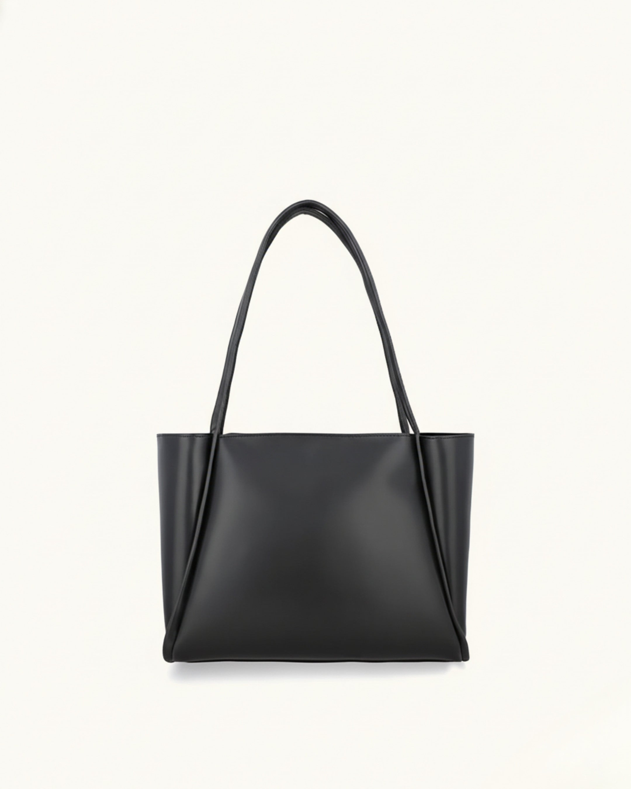PYRAMID TOTE - BLACK - M002