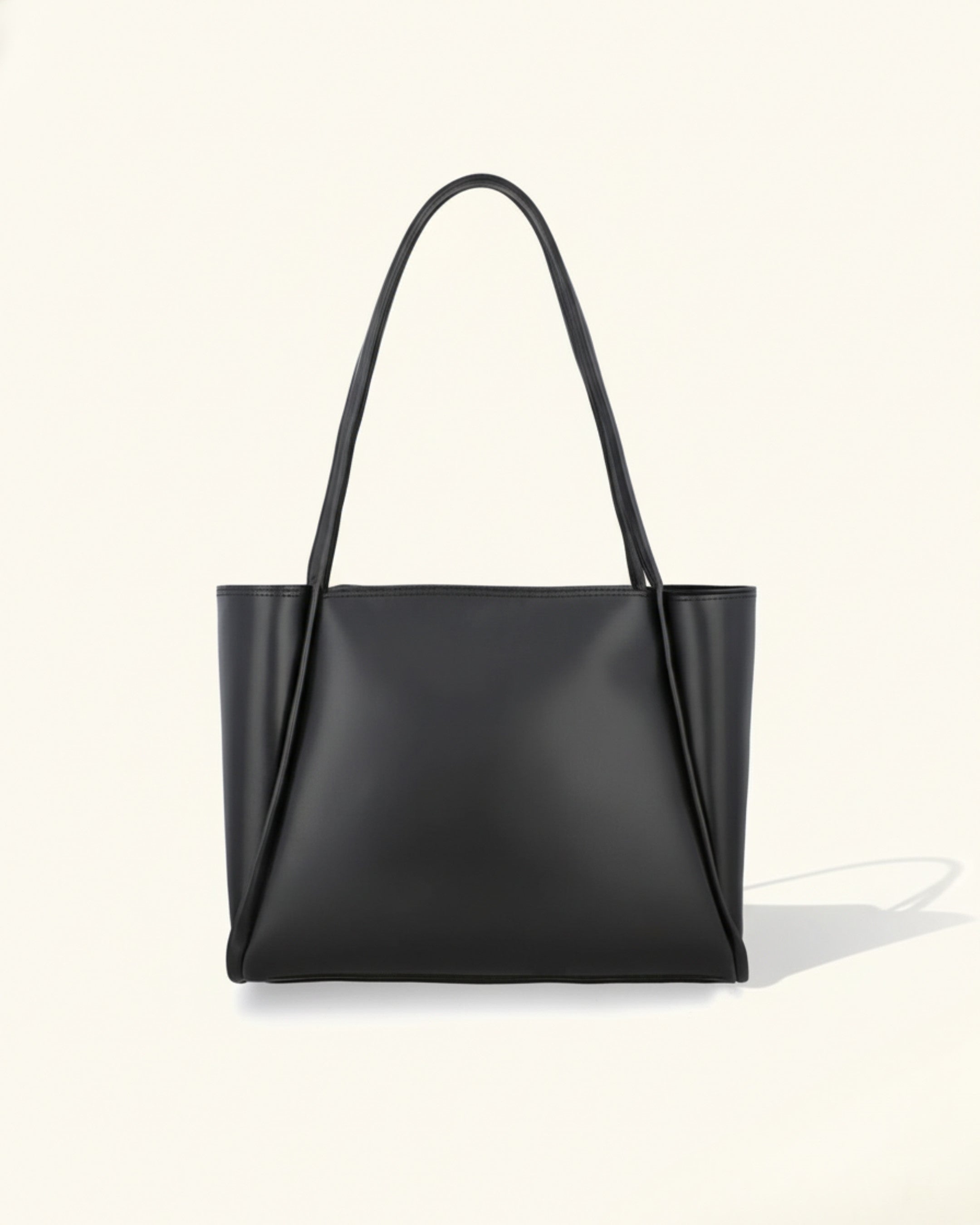 PYRAMID TOTE - BLACK - M002