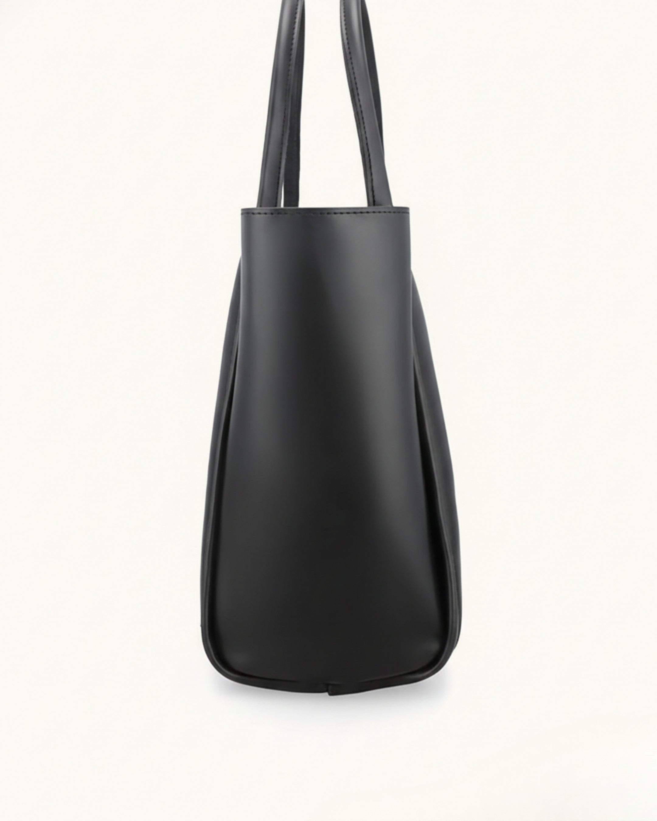 PYRAMID TOTE - BLACK - M002