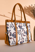 STRAP CANVAS BLUE LEAF - M144