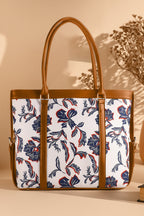 STRAP CANVAS BLUE LEAF - M144