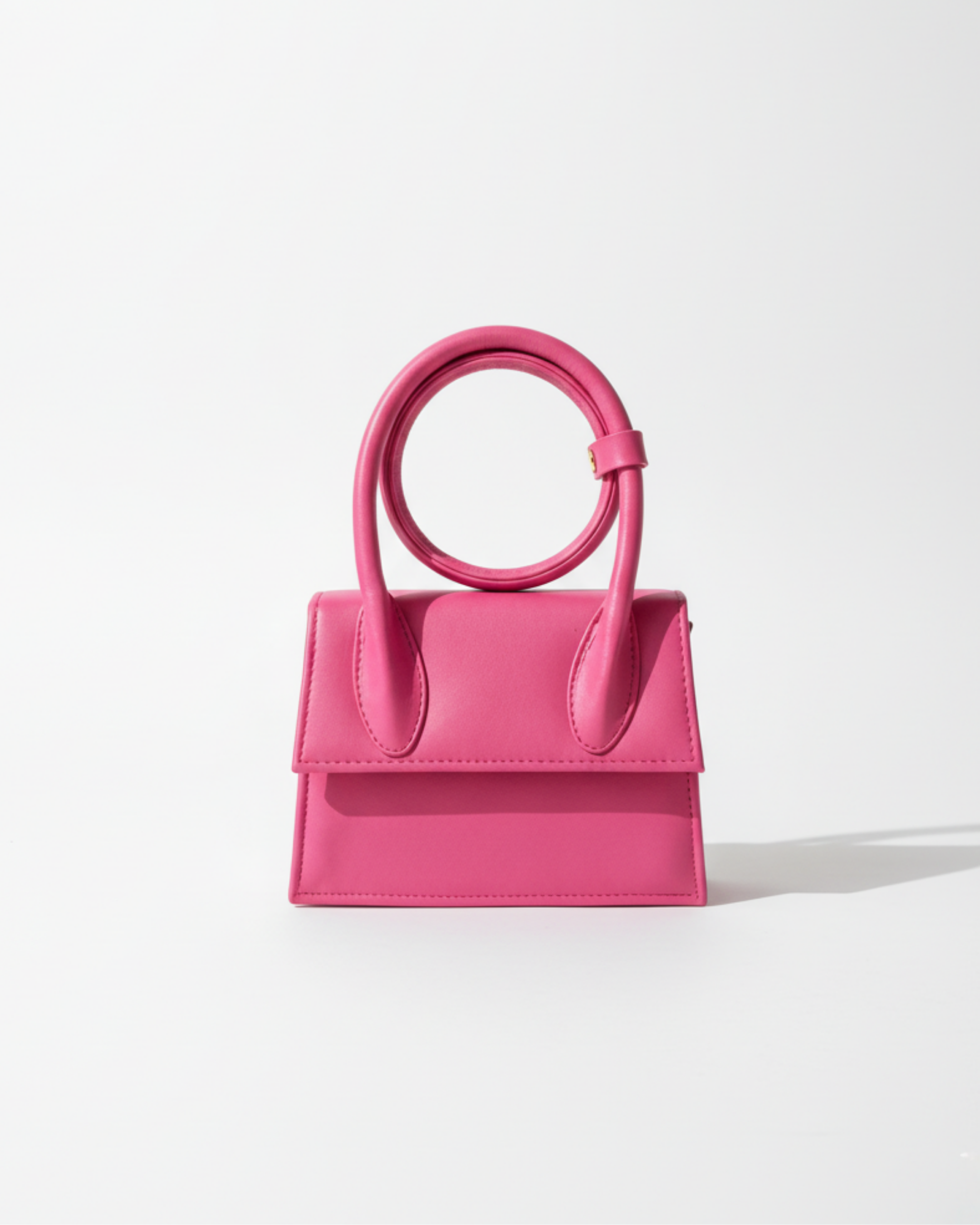 SWIRL HANDBAG - WHITE - M145