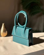 SWIRL HANDBAG - GREEN - M145