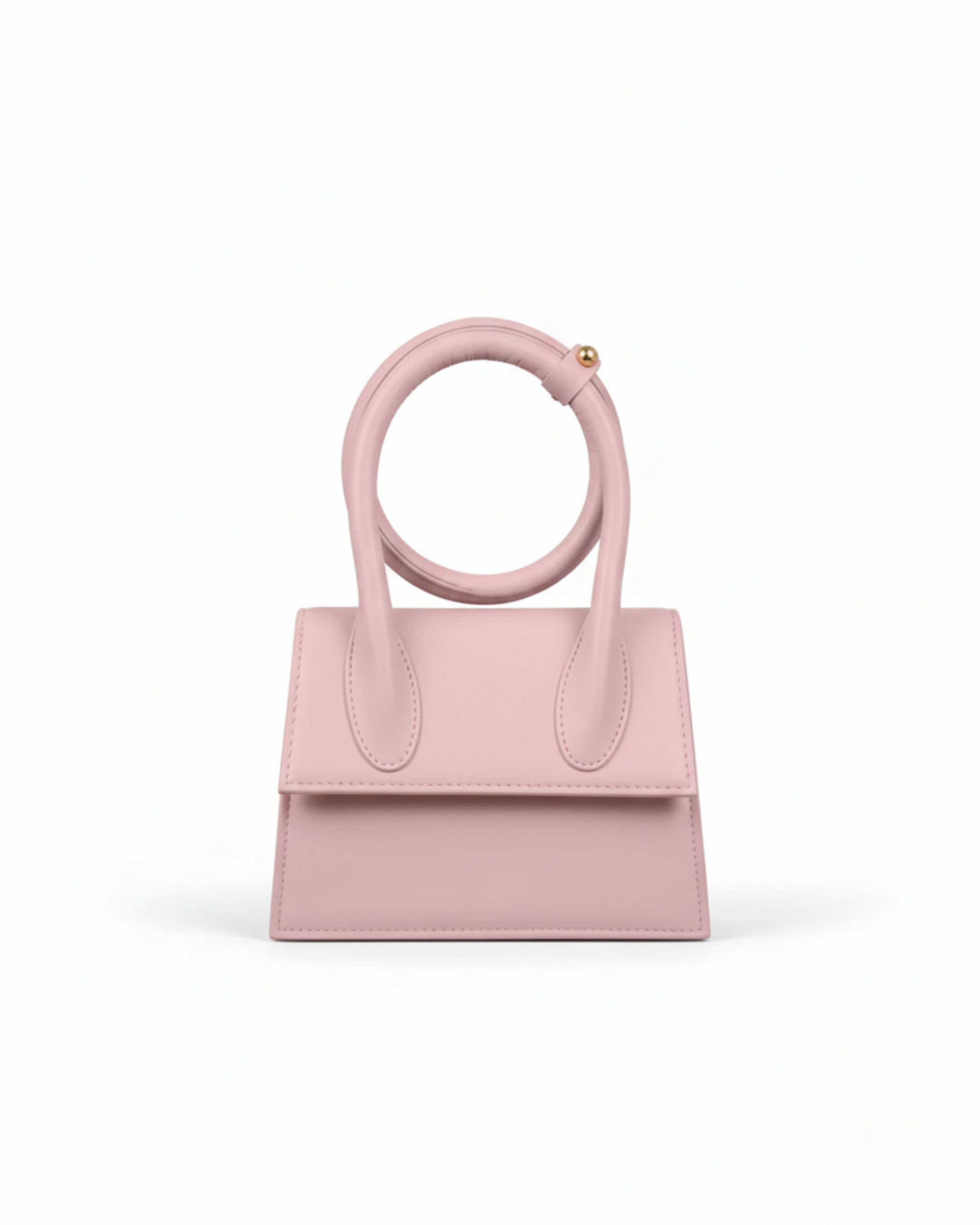 SWIRL HANDBAG - WHITE - M145