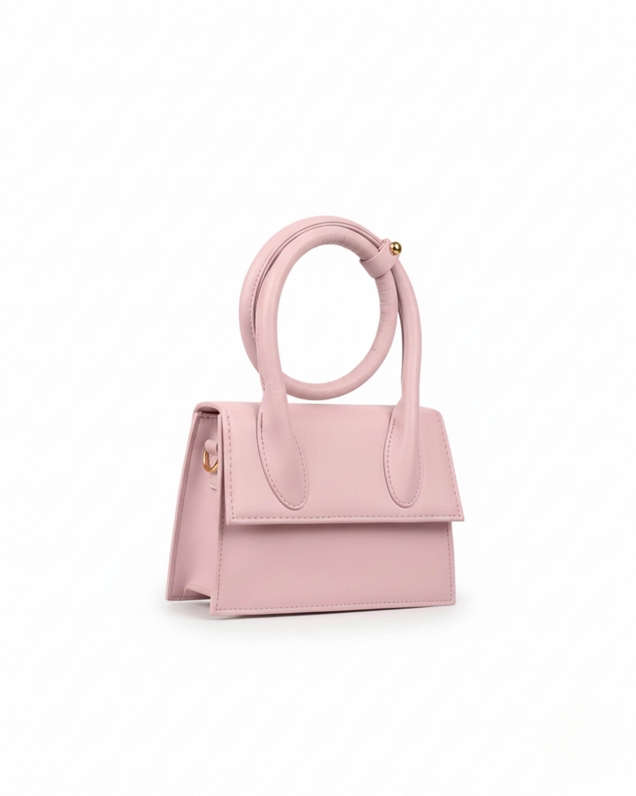 SWIRL HANDBAG - PINK - M145