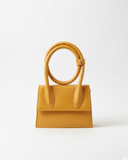 SWIRL HANDBAG - YELLOW - M145 