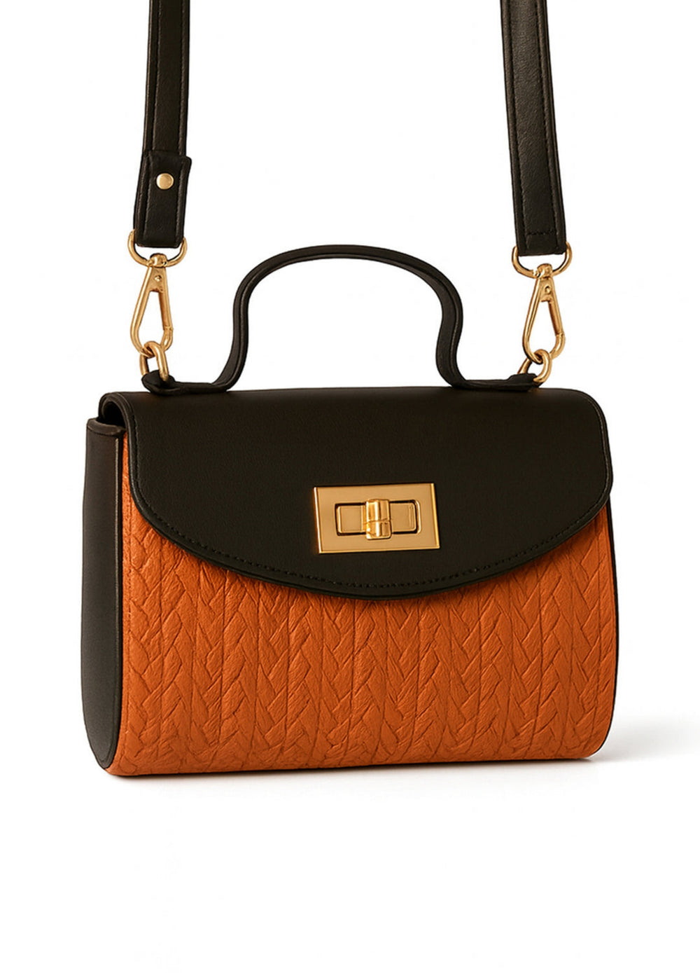 TOP HANDLE CROSSBODY - MUSTARD - M162 