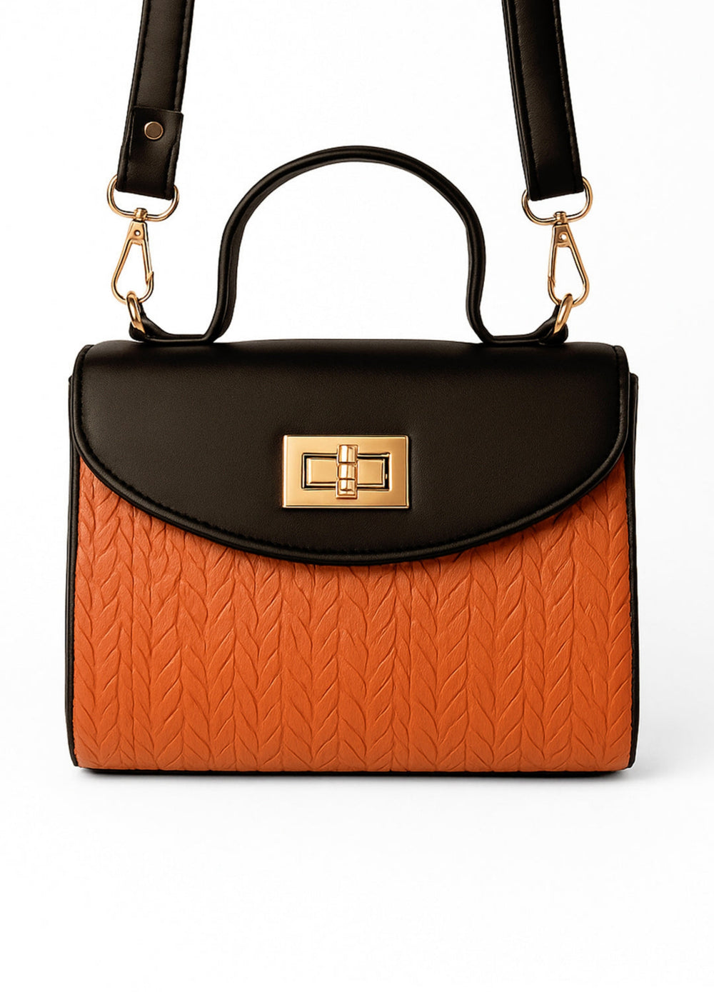 TOP HANDLE CROSSBODY - MUSTARD - M162 