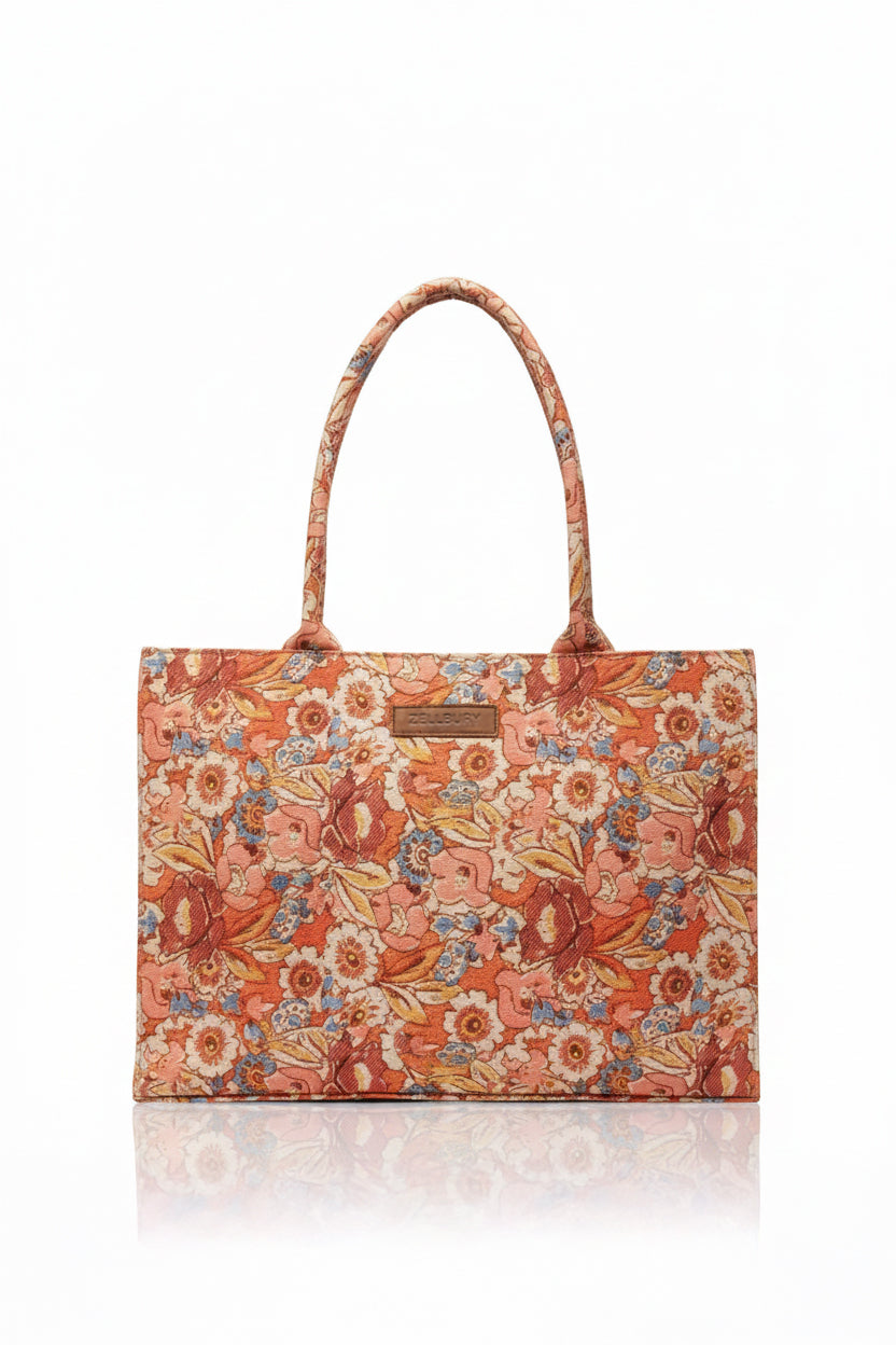 ROSEWOOD CANVAS TOTE - M149