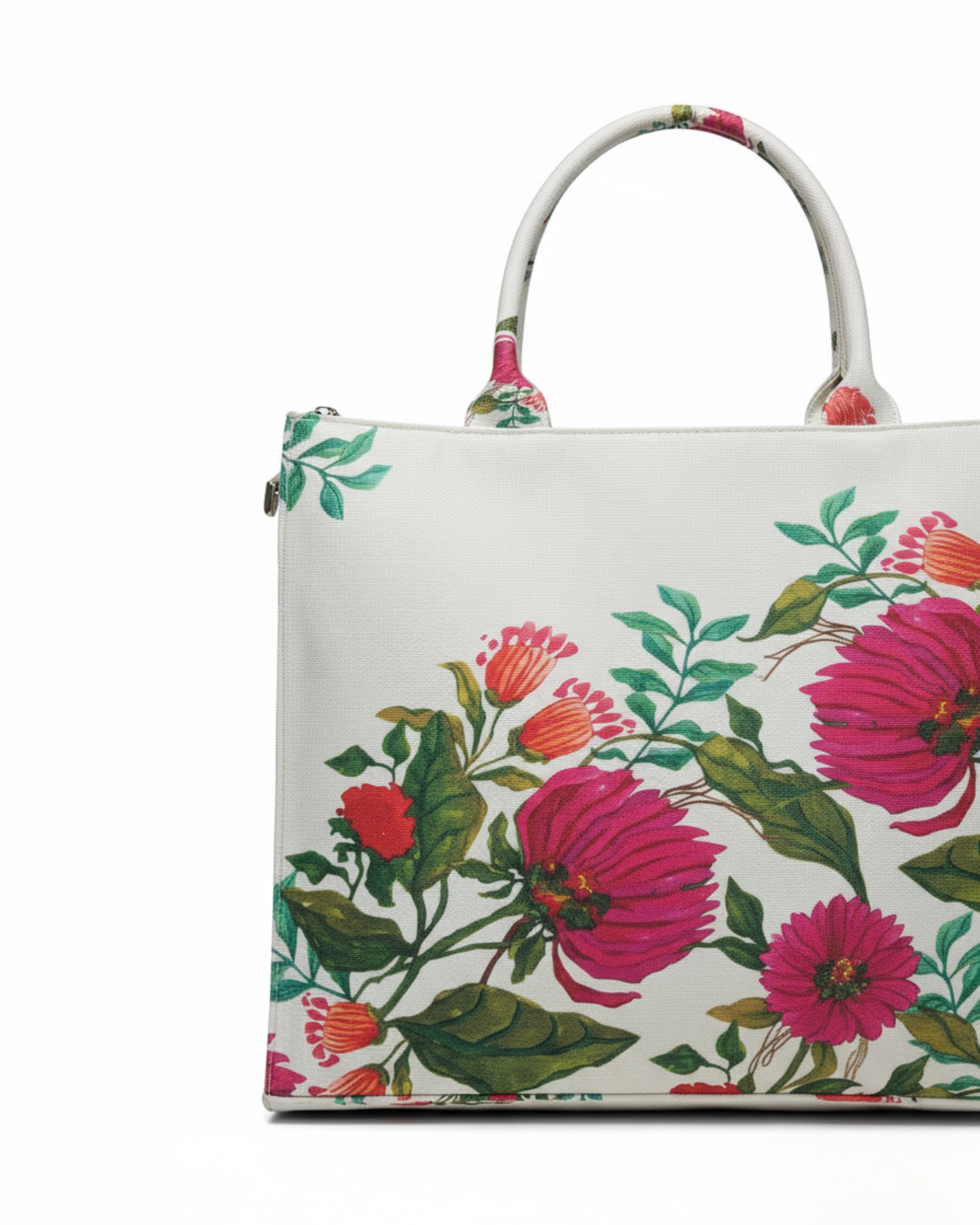 WHITE FLOWER CANVAS - M141